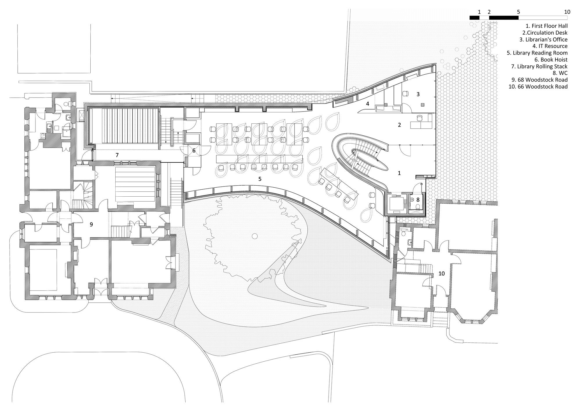 因韦斯特科普为牛津大学建造的建筑·扎哈·哈迪德建筑师事务所-5