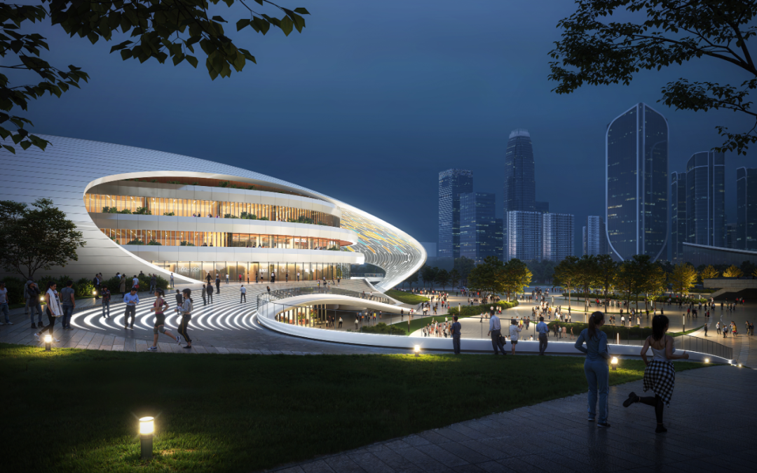 台州市体育馆建筑方案设计丨中国台州丨PTW Architects,浙江省建筑设计研究院有限公司-35