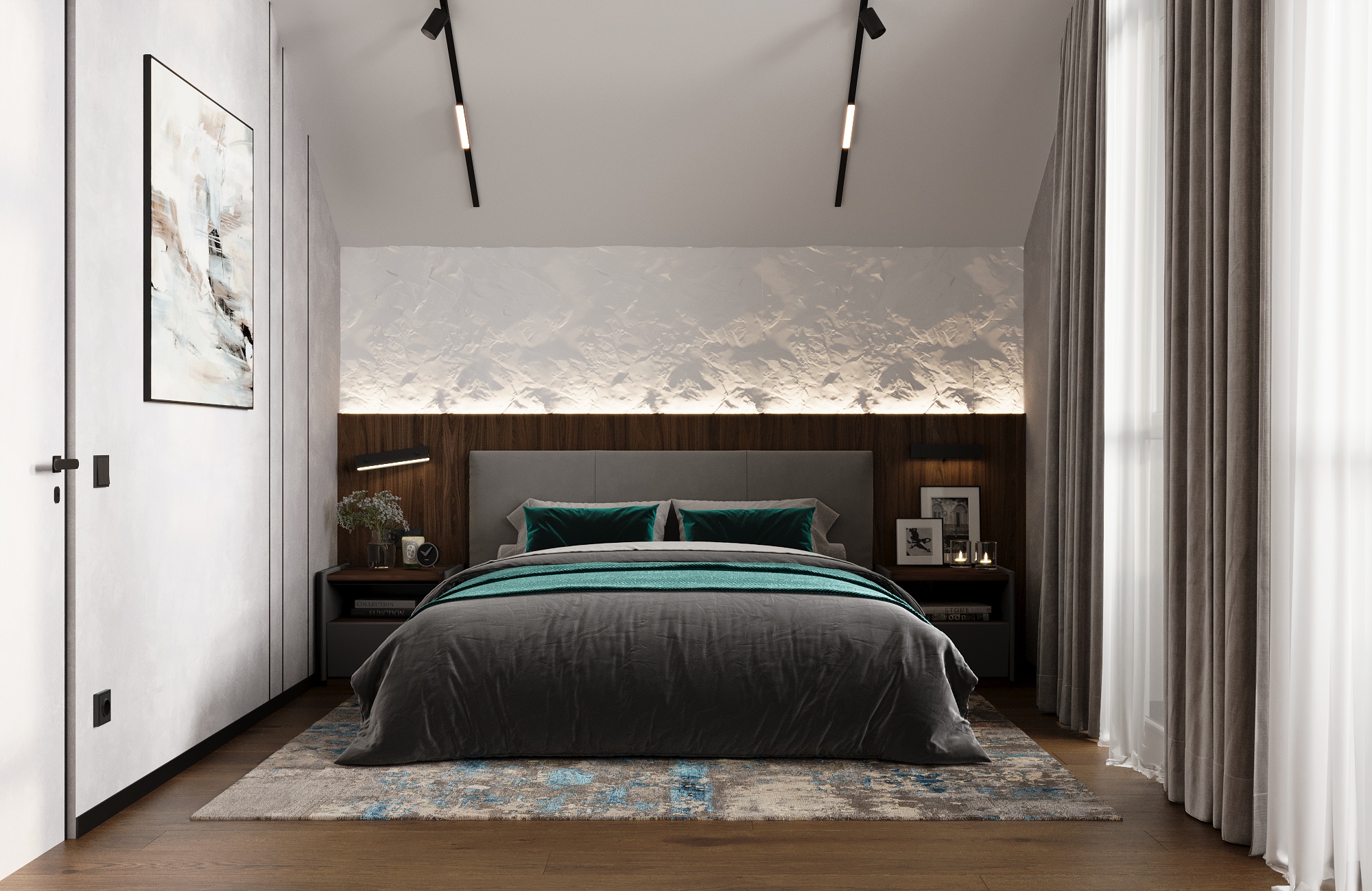 Second Floor of a Townhouse|Kids’ Room & Master Bedroom-3