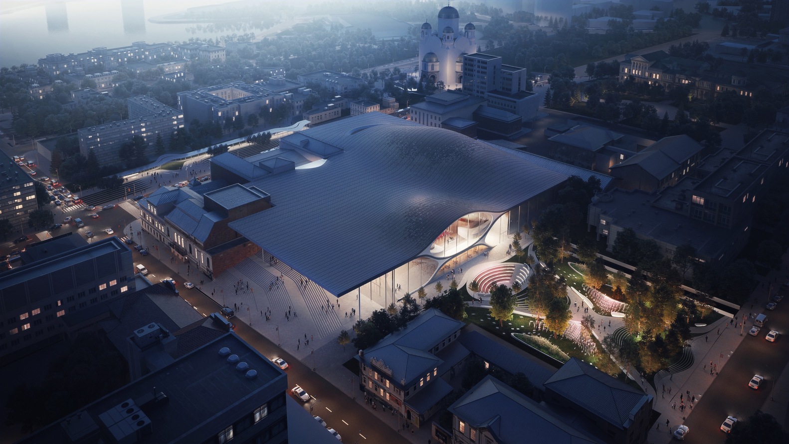 Zaha Hadid Architects Reinterprets Sound Waves for the Sverdlovsk Philharmonic Concert Hall-5