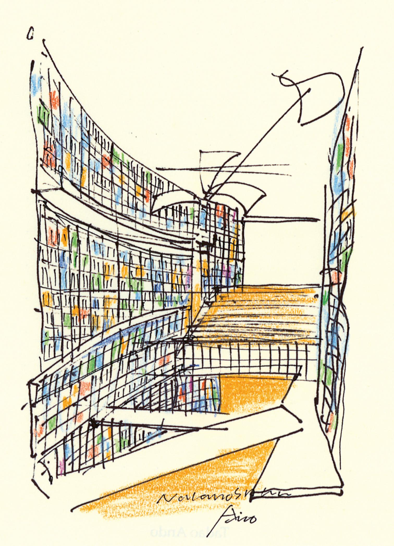 大阪赤鼻岛儿童图书馆丨日本大阪丨安藤忠雄-15