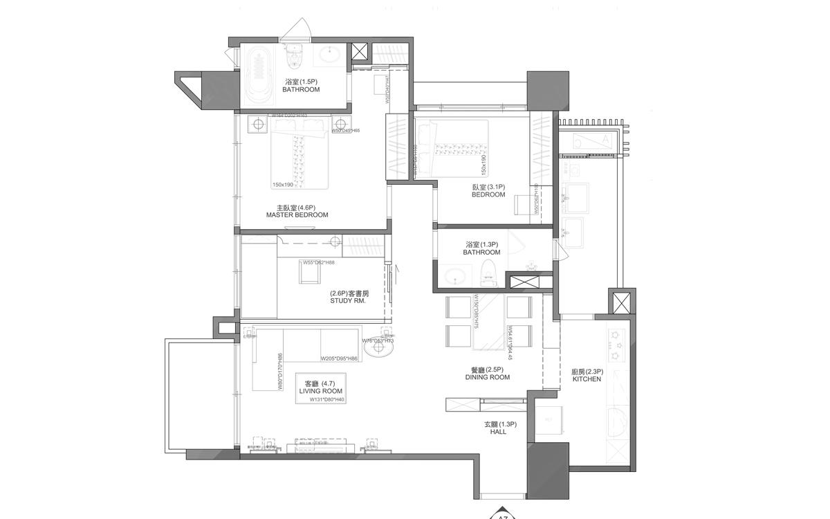 黄庭芝 & 王郁文打造华丽轻透样板间-24