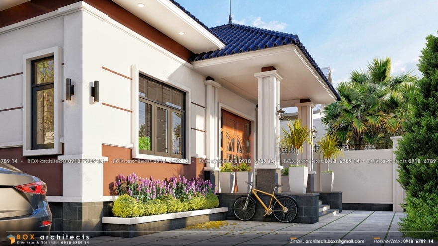 现代日式斜顶房屋·四级房屋-8