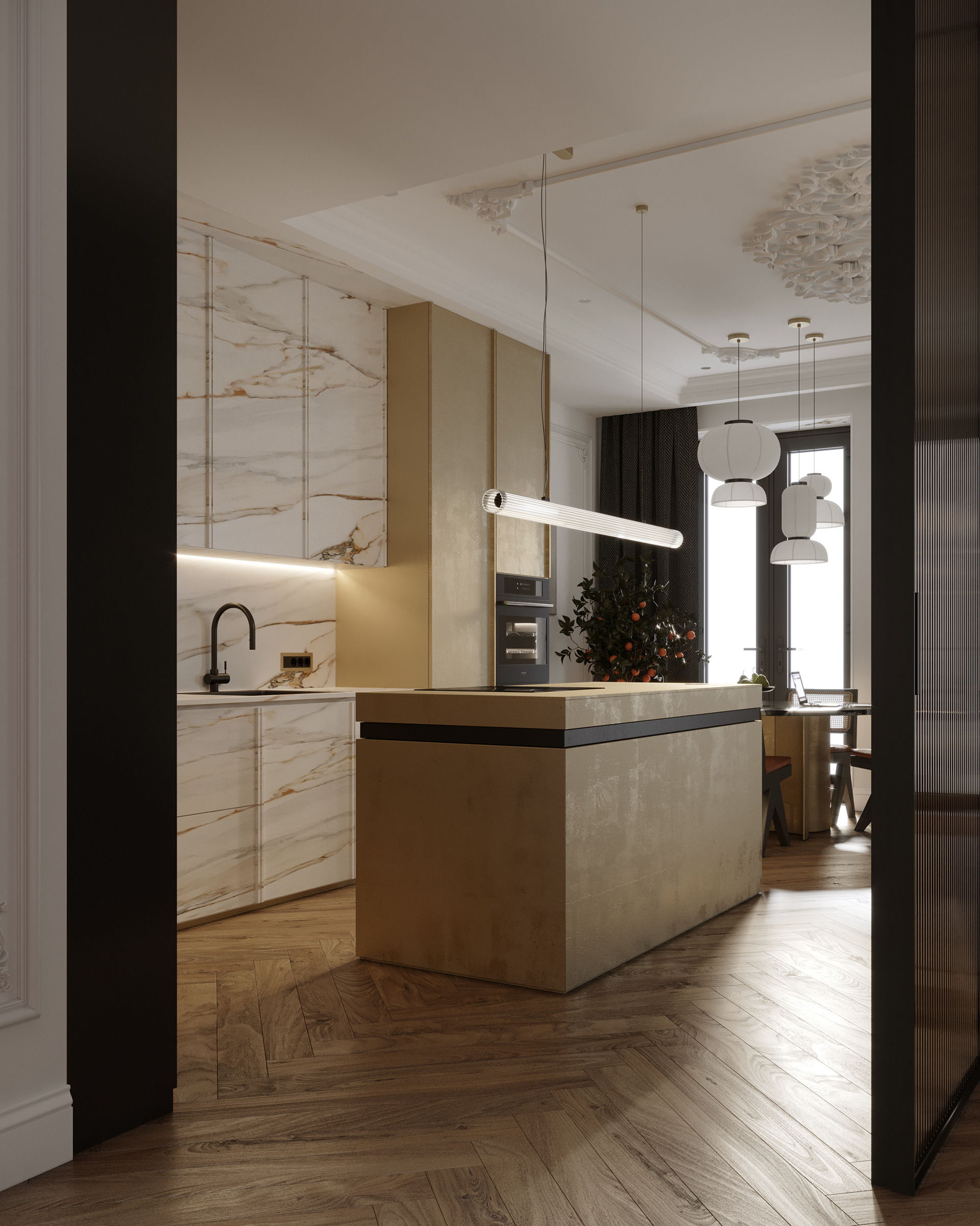 Green Quarter 住宅综合体丨俄罗斯莫斯科丨Gevorg Qocharyan-13