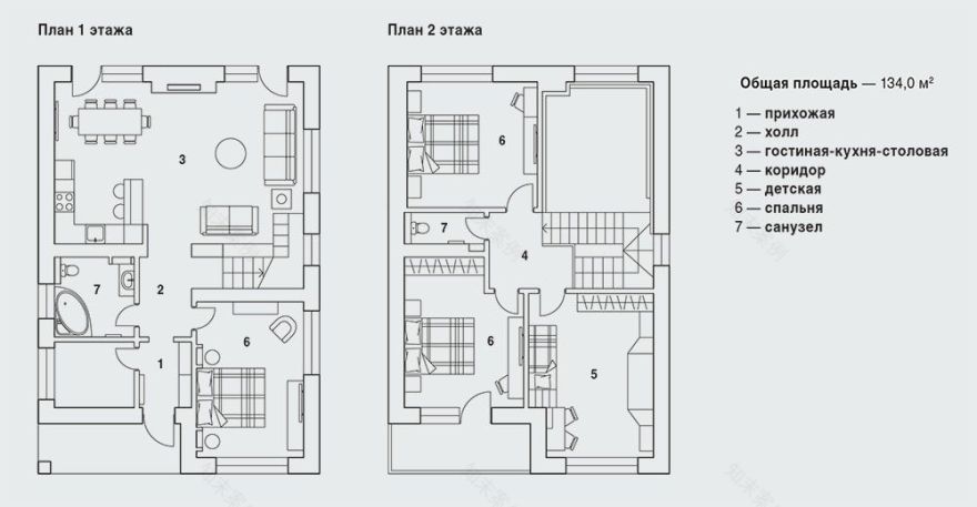 郊区浅色基调且有浓重色彩点缀的住宅室内设计丨俄罗斯莫斯科-30