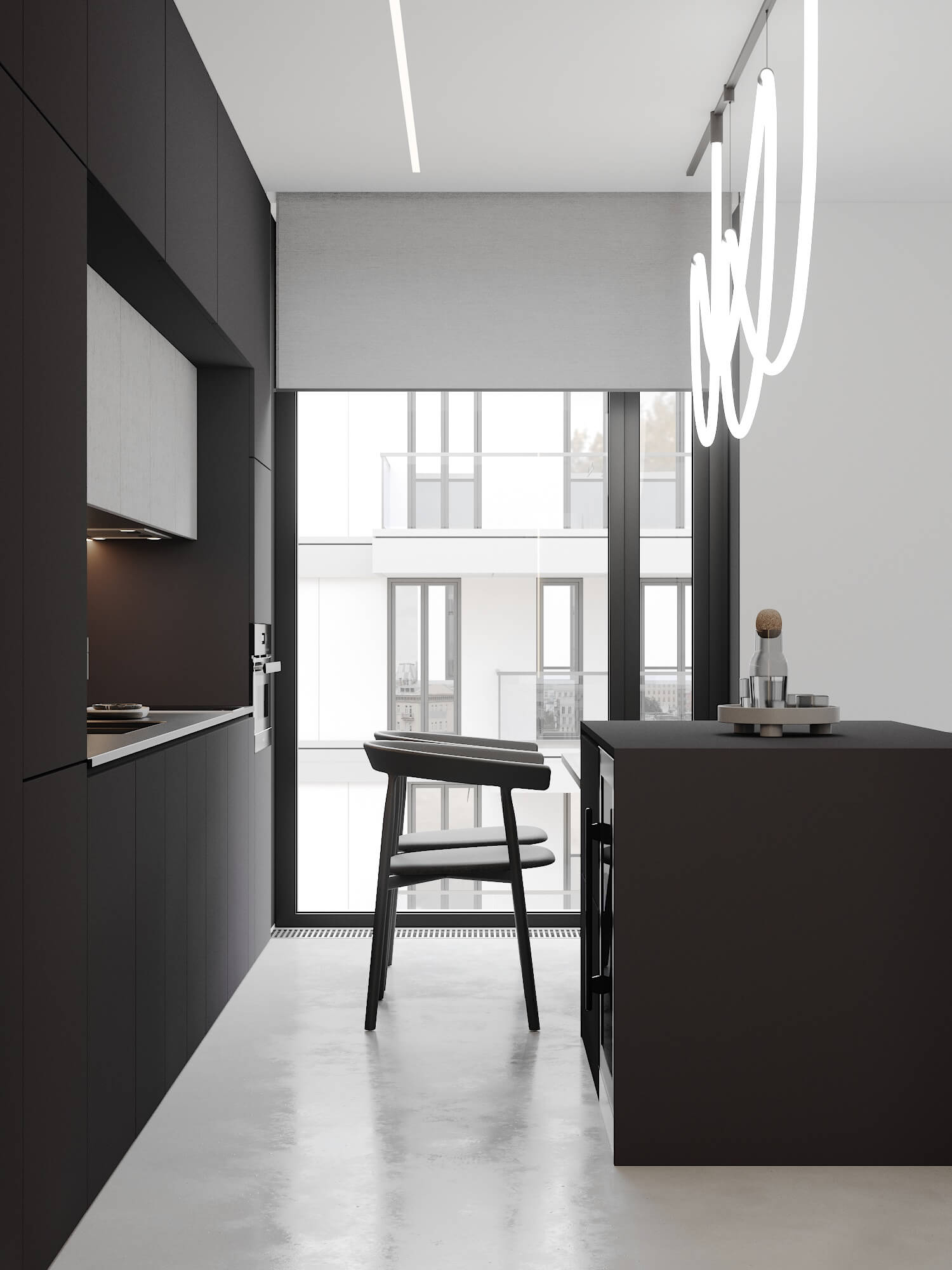 高级灰色系小空间公寓设计 成熟之选，优雅中充满温暖-12