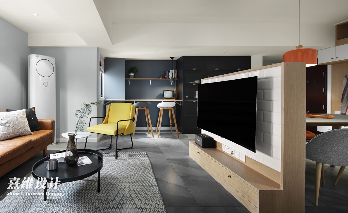 120㎡北欧住宅  熹维设计-1