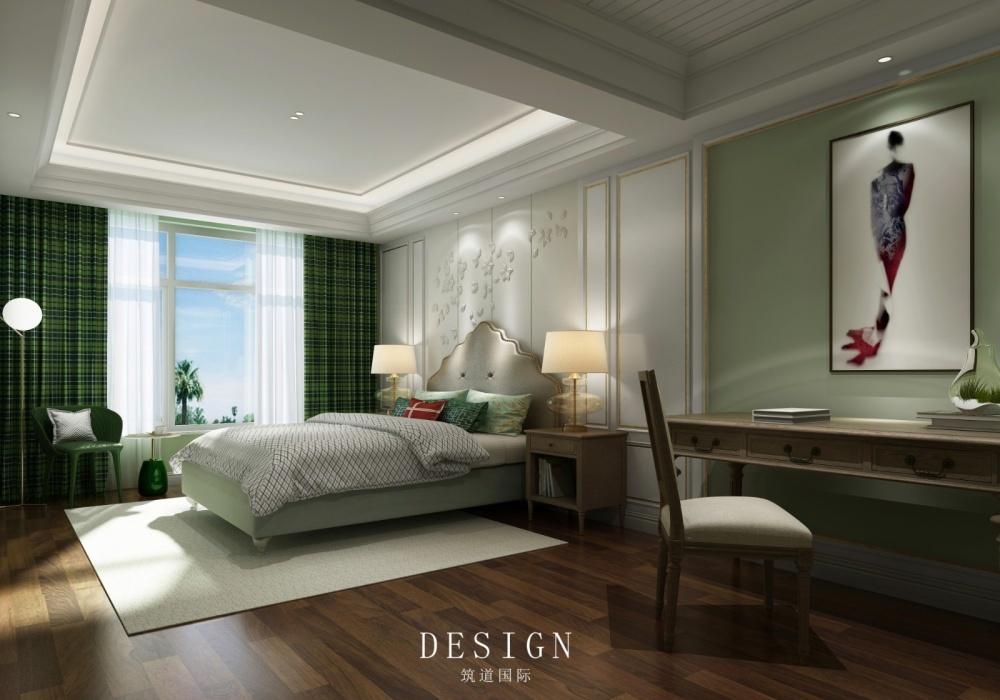 筑道设计 | 美式轻奢演绎,温馨奢华空间-8