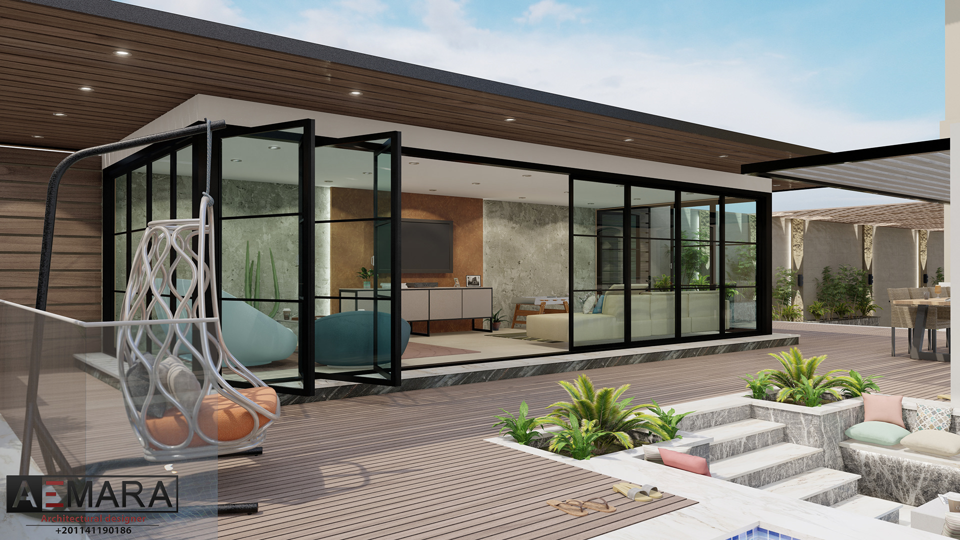 私人花园设计丨阿联酋丨AbdAllah Emara & Mohamed Emad-9