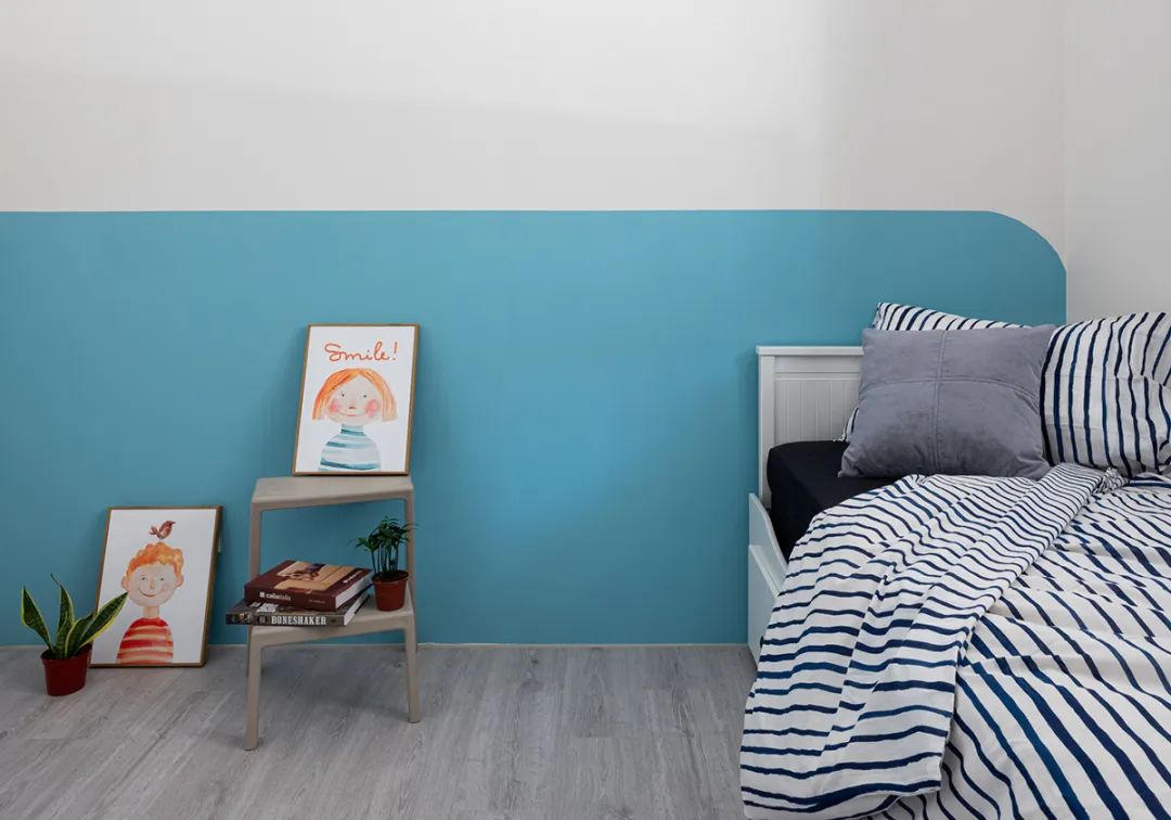 活力童趣的三口之家 · 色彩鲜明的 105㎡舒适住宅设计-46