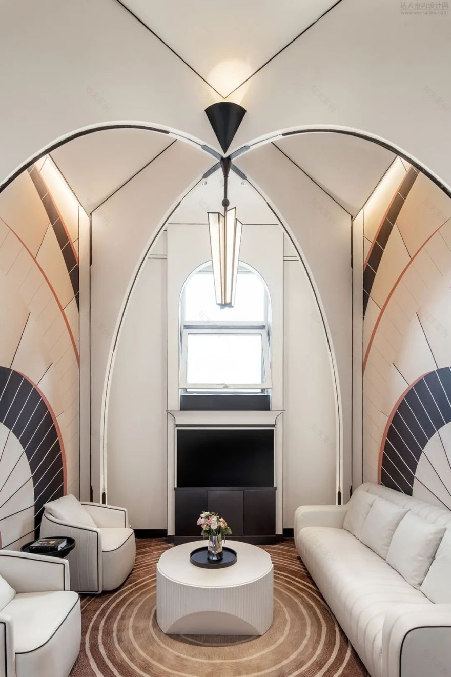 长春中海锦城售楼部 | 几何韵律中的优雅艺术空间-116
