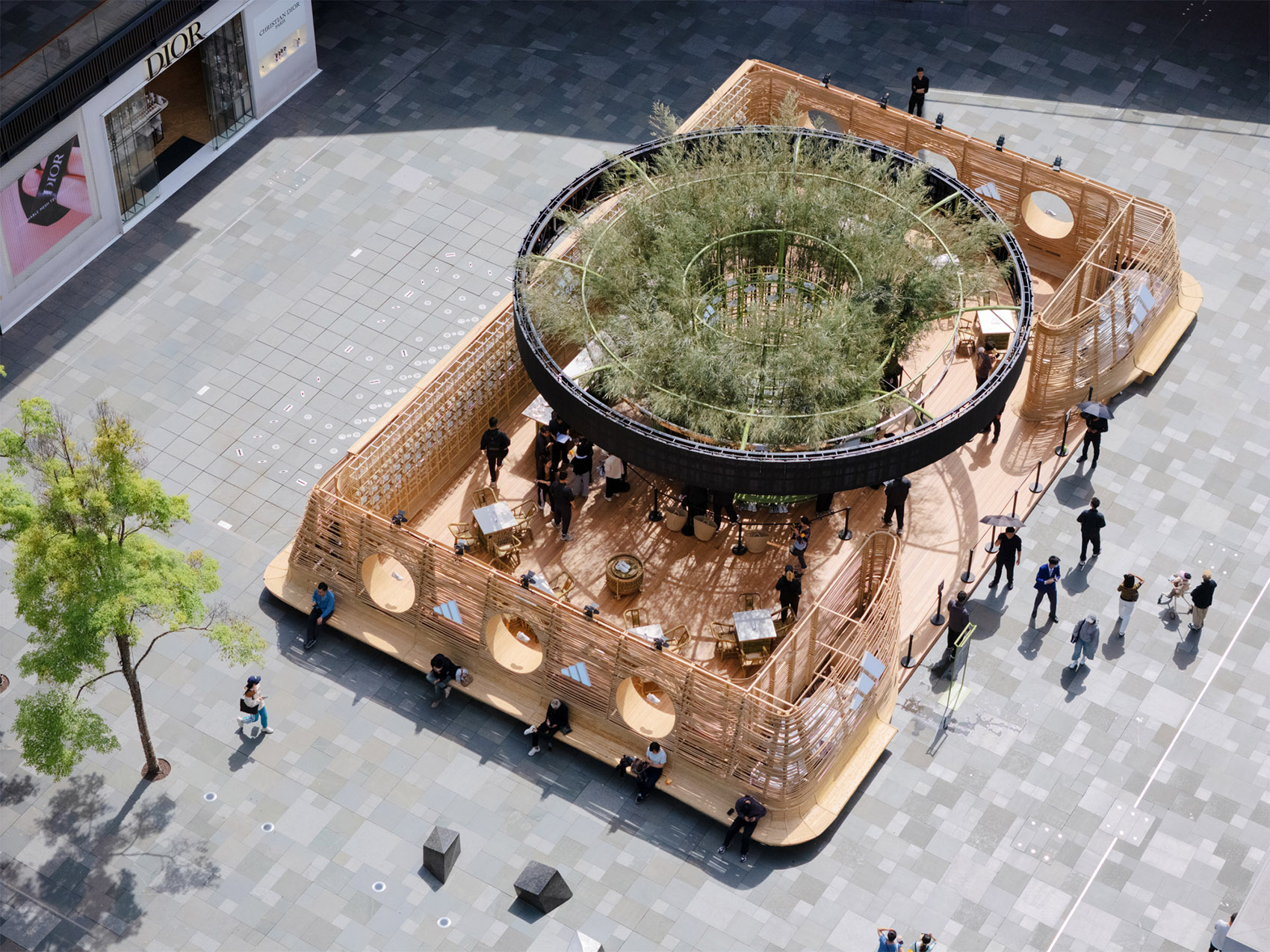 成都太古里东广场阿迪达斯清风茶馆丨中国成都丨line+建筑事务所-19