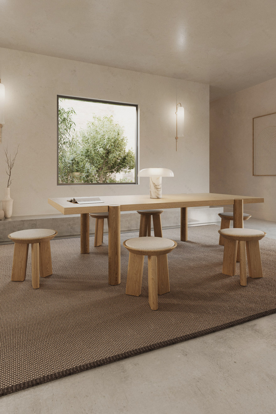 Japandi 室内概念设计丨Laura Dauby-13