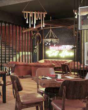 Wild West Theme Fast Food Restaurant - Sialkot Branch