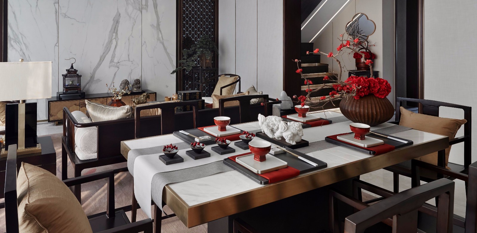 合肥建发雍龙府洋房样板房E1户型  昊泽空间设计-14