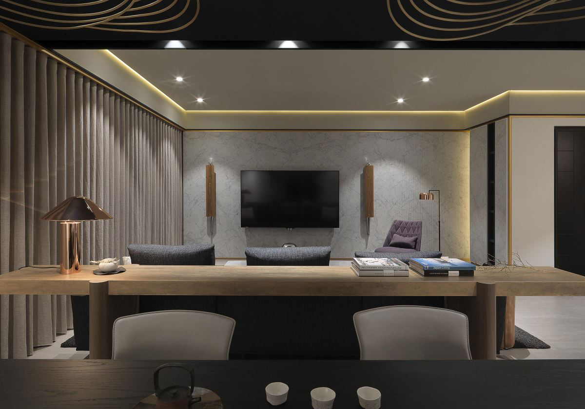 欣磐石设计--40坪三房现代时尚住宅-7