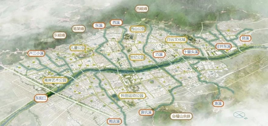 东阳市主城区总体城市设计丨中国浙江丨THUP-13