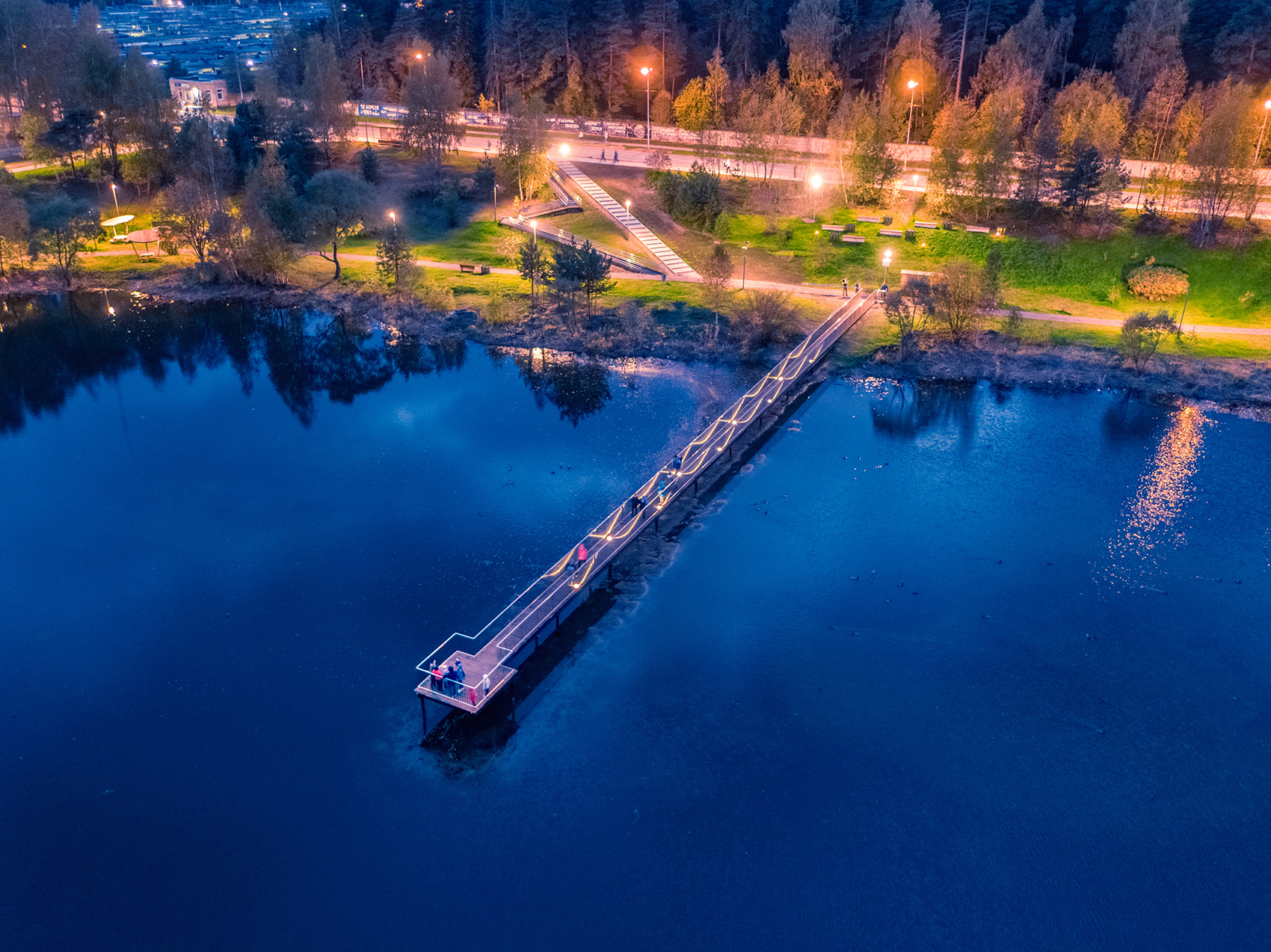 卡班湖景观设计丨俄罗斯莫斯科丨Mirror Group-26