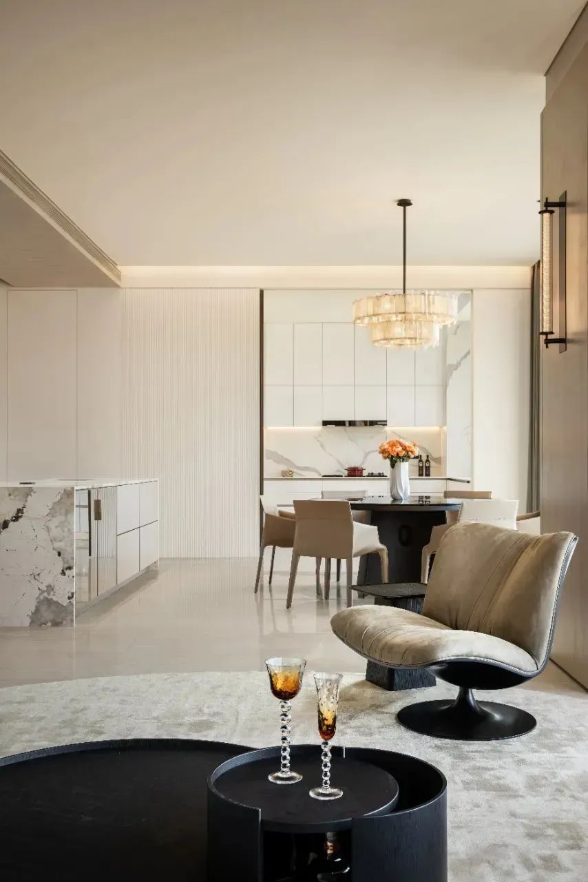 简约大平层样板间-19