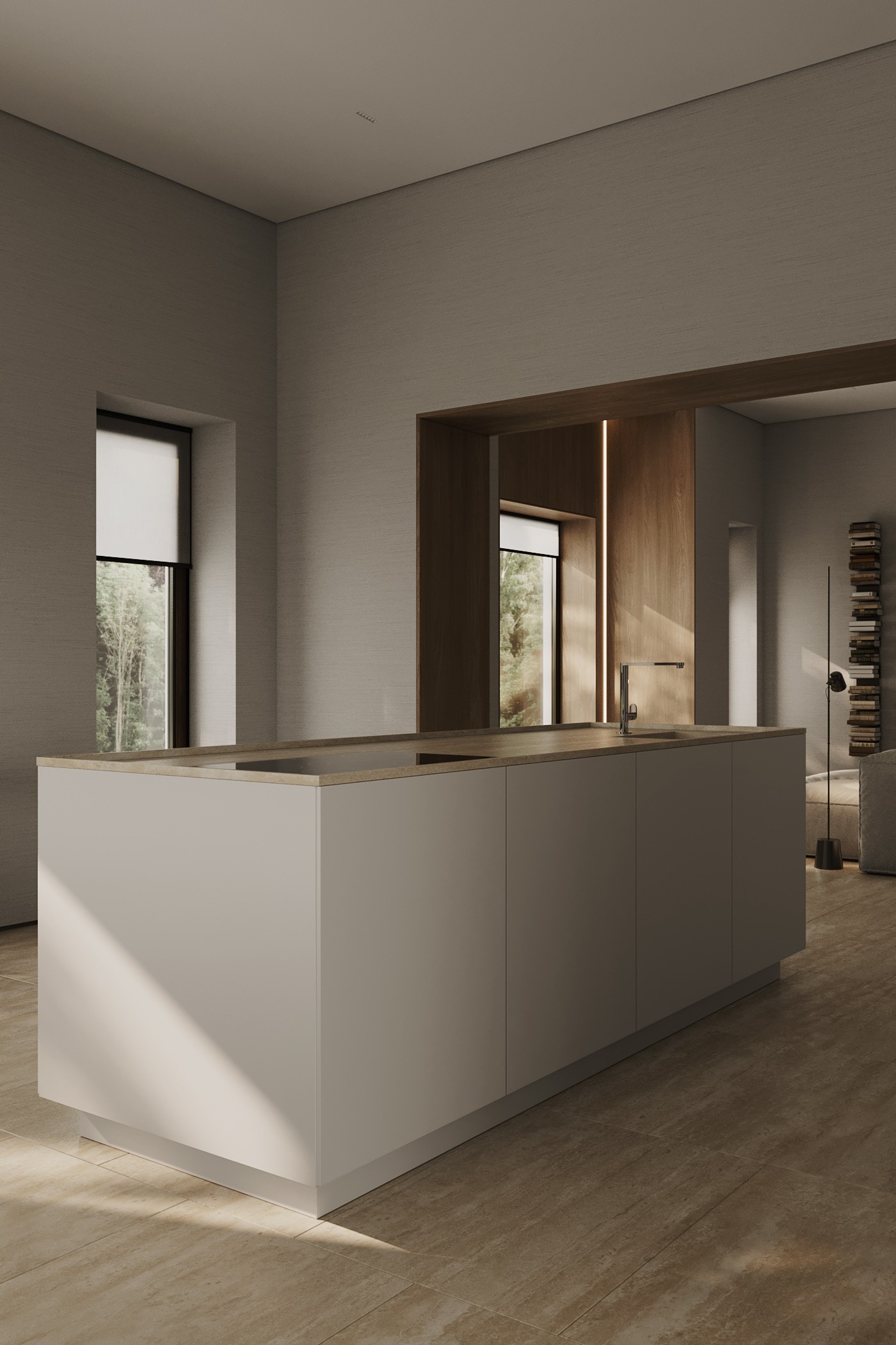 莫斯科 210㎡简约风住宅设计丨俄罗斯莫斯科-11