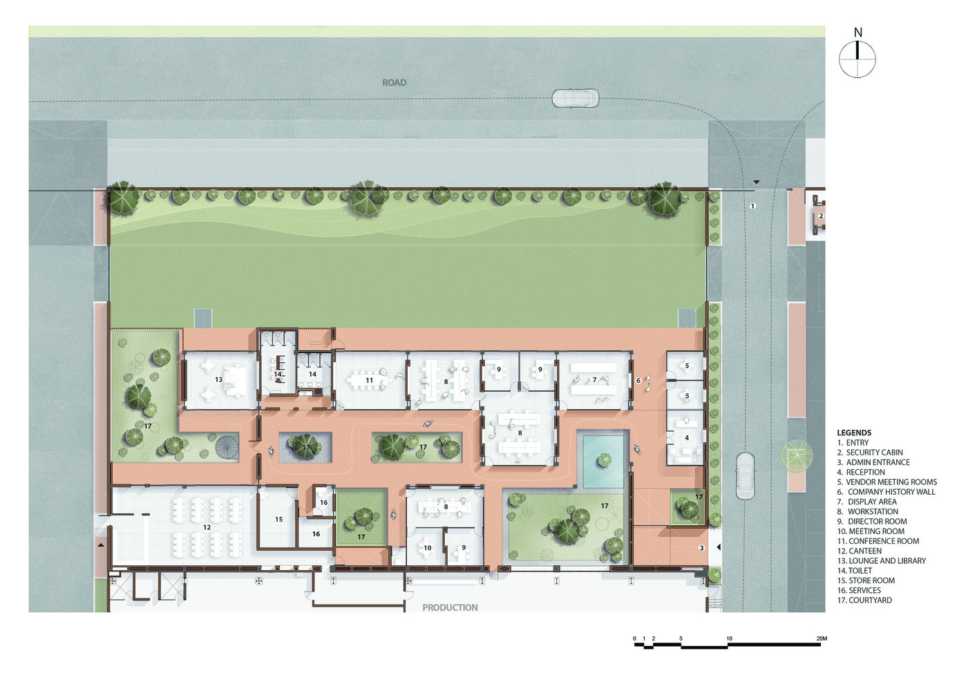 印度金属波纹管工厂办公室丨KSM 建筑-38