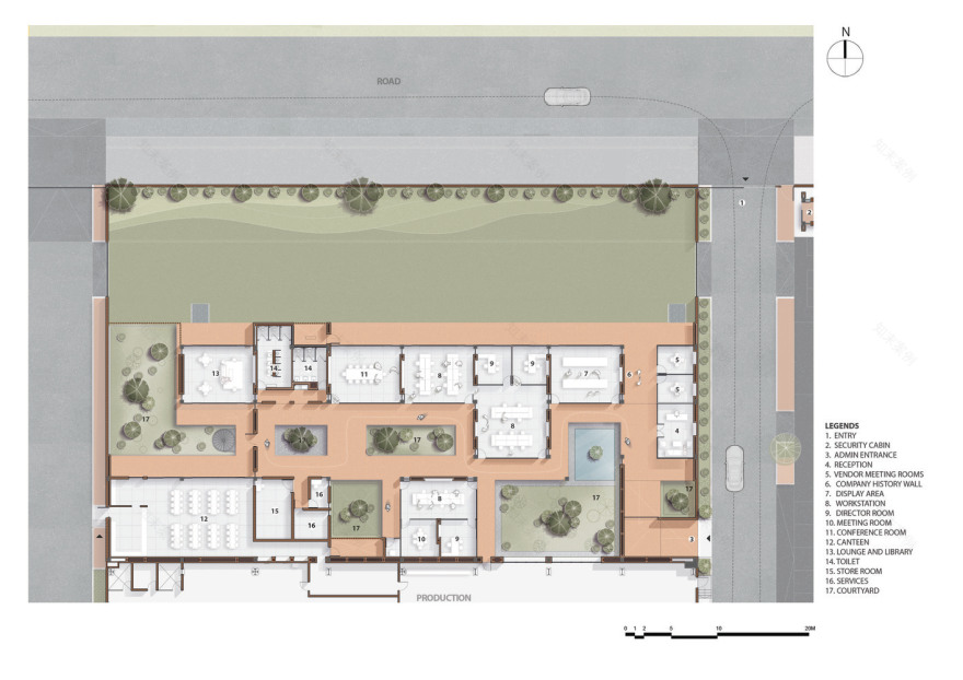 印度金属波纹管工厂办公室丨KSM 建筑-38