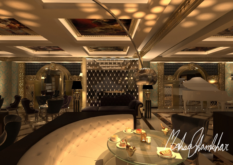 2015 年建成的 VIP 咖啡店,室内设计别具一格-3