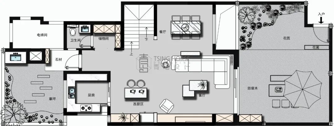科为城墅·现代轻奢下叠设计丨青马别墅设计-28