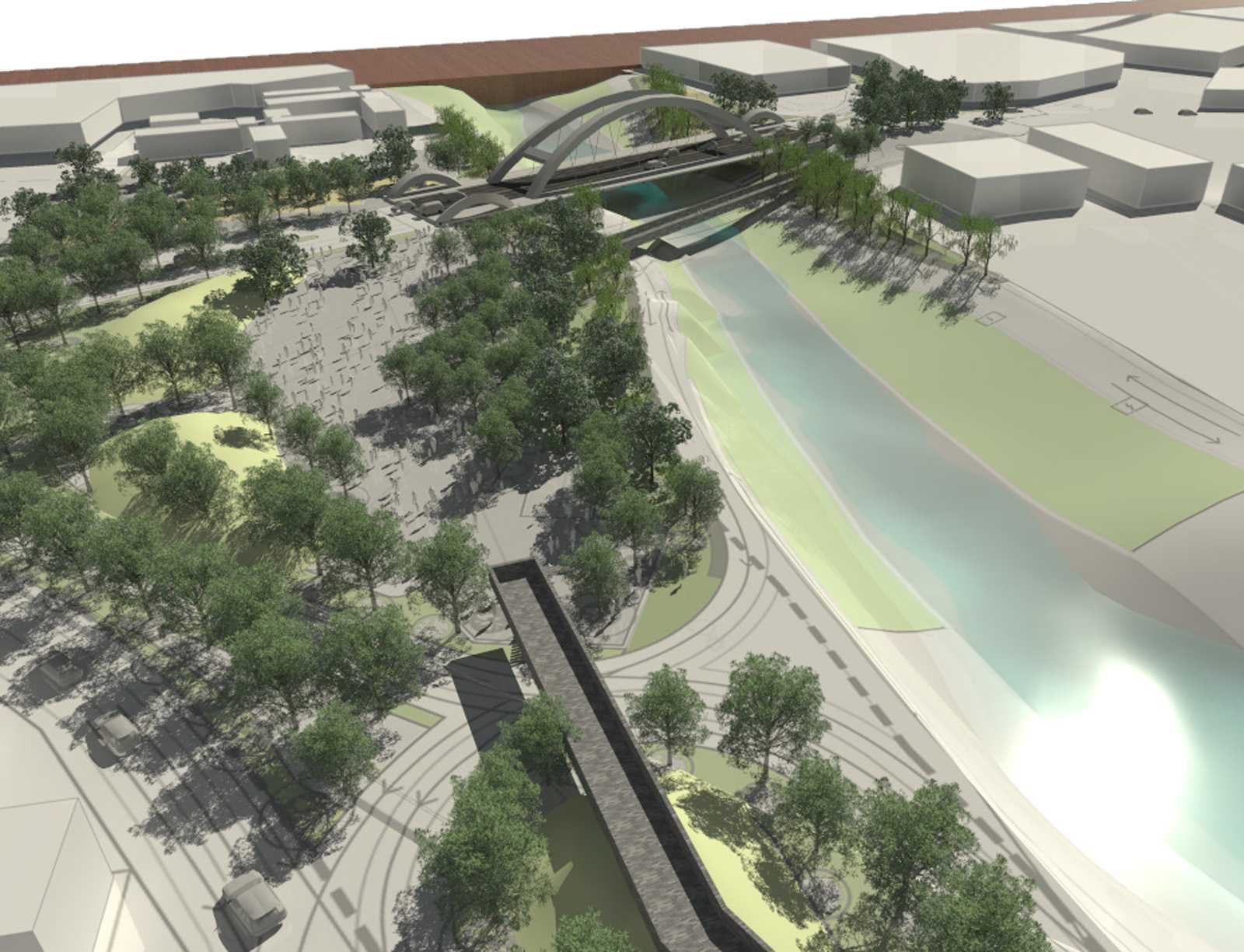 Stedenbouwkundig plan brug en park Oaxaca | Urhahn-2