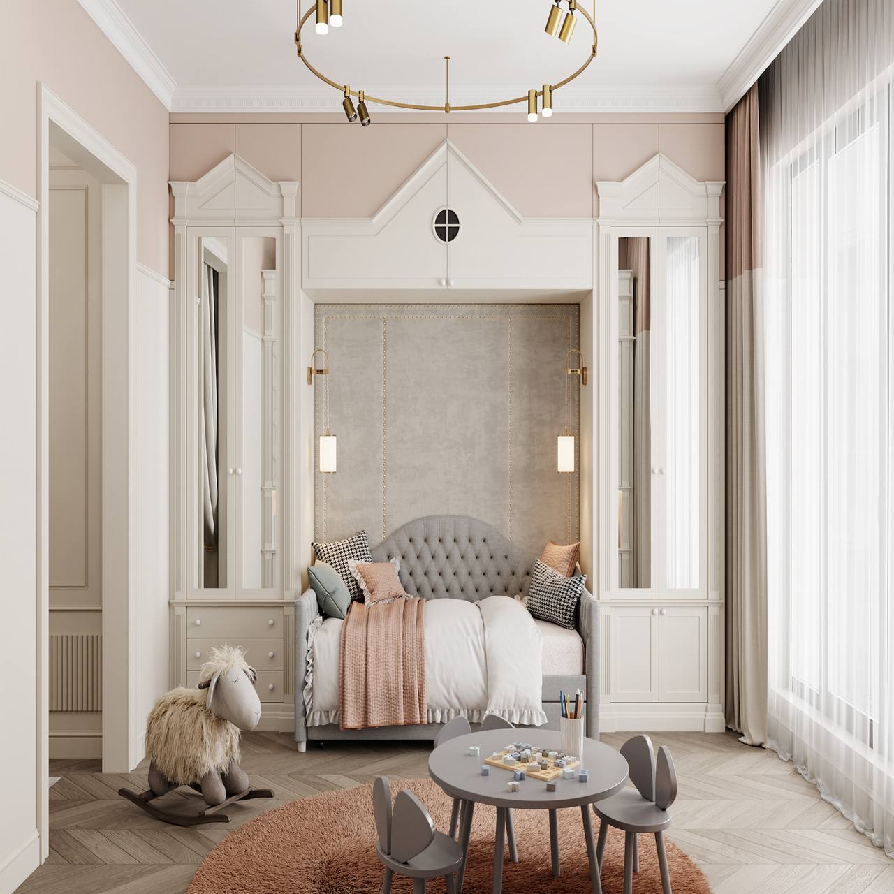 金色和白色搭配出高级感 | DE＆DE-38