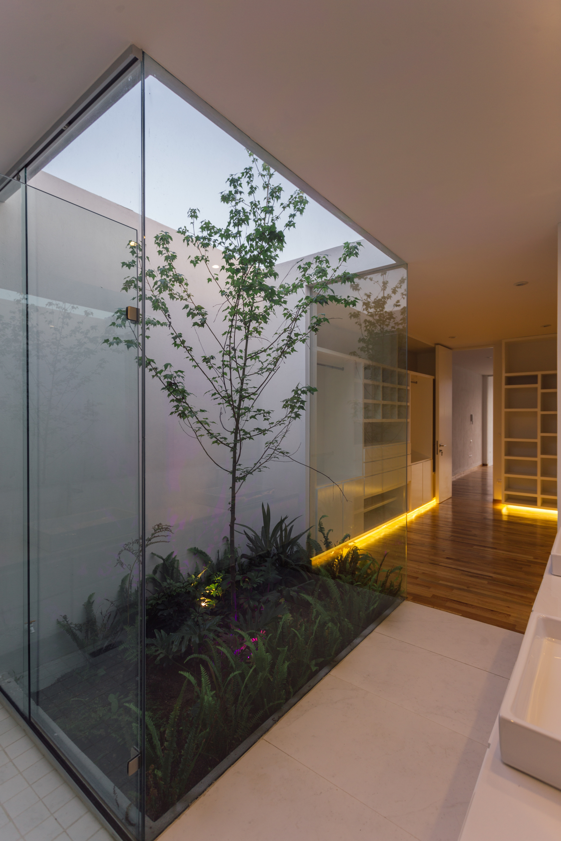 墨西哥梯形绿意住宅-23