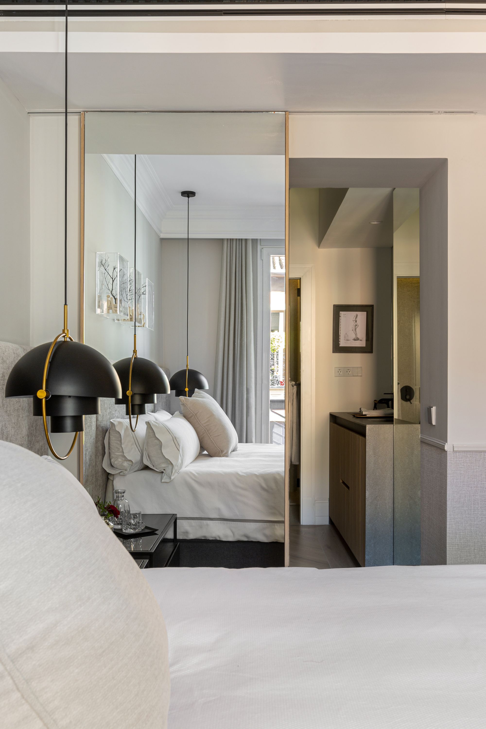 马德里 Salamanca 区 140 平米优雅公寓,中性色调与木质元素的完美融合-24