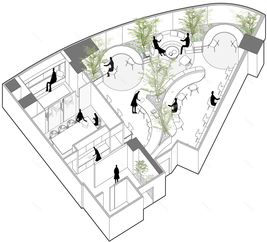 办公空间改造,上海 / 目心设计研究室-36