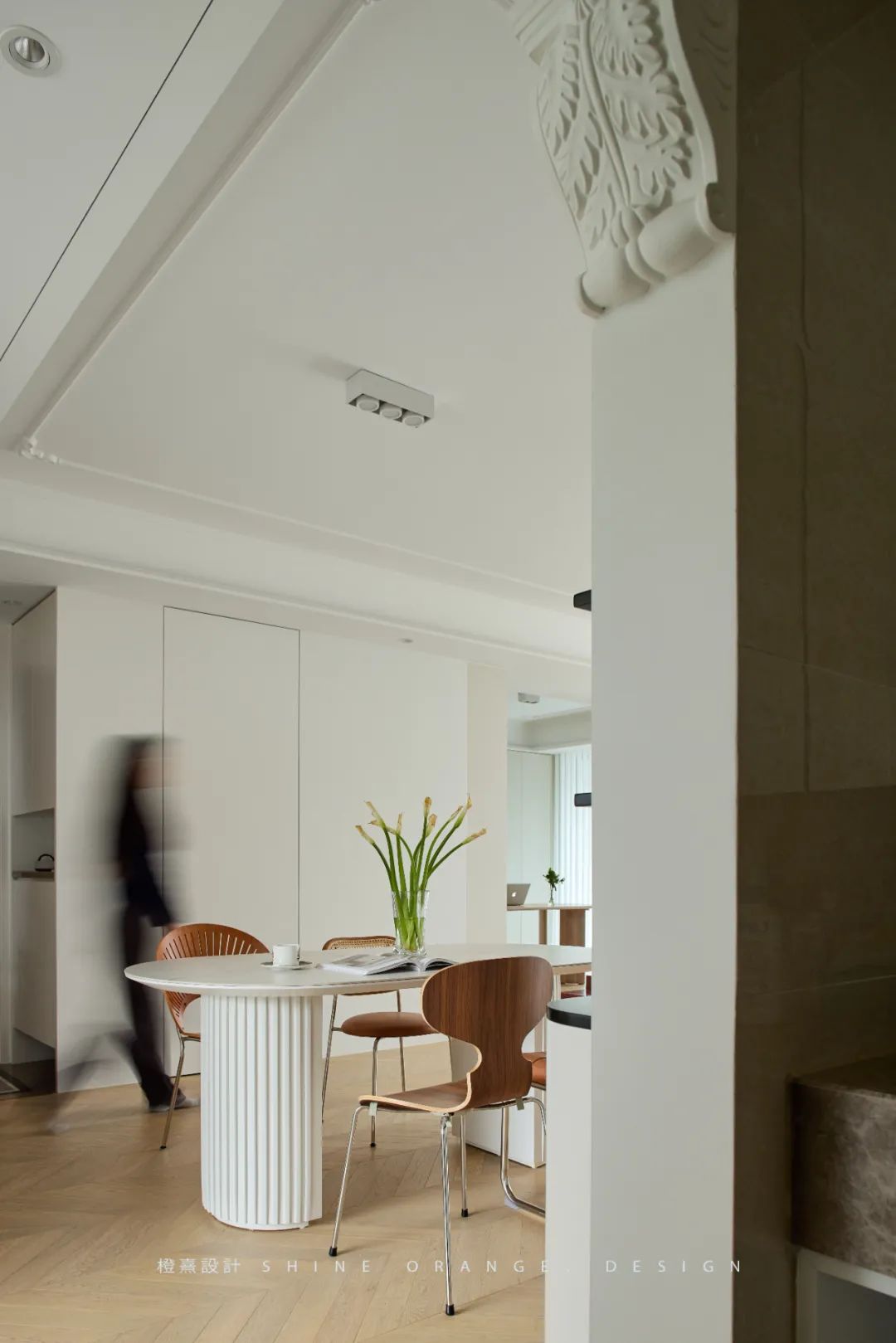 奶油系混搭风,打造130㎡优雅诗意家居空间丨中国宁波丨橙熹设计-32