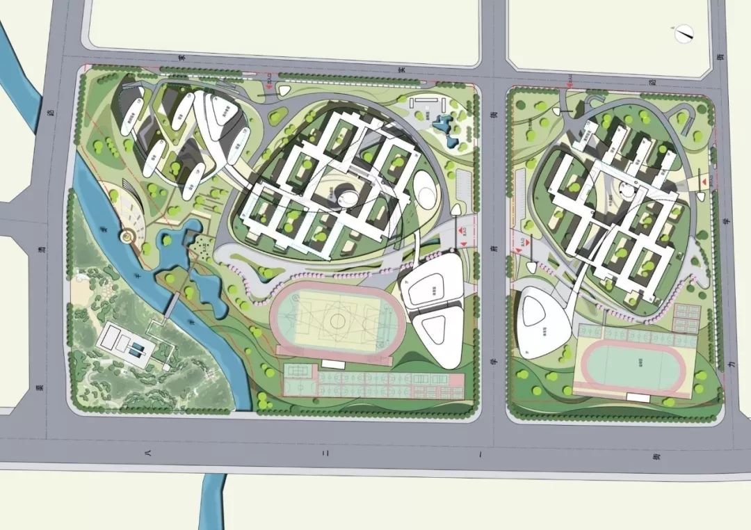 莆田一中“海、山、水”主题校园设计,呈现自然与人文融合之美-32