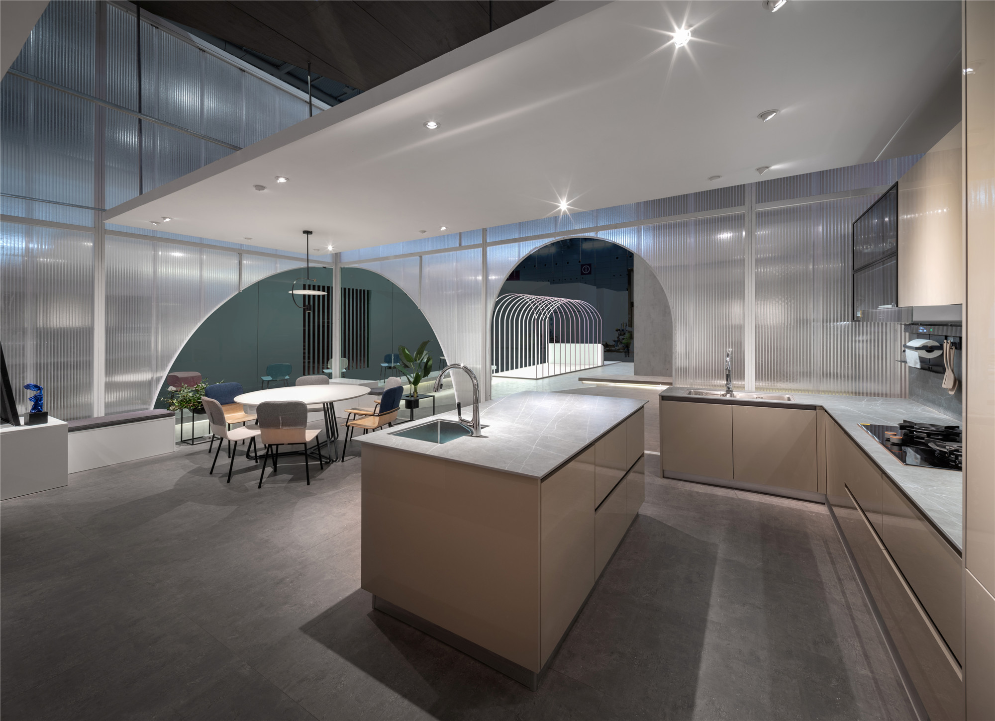 红苹果深圳国际家具展馆丨中国深圳丨竹工凡木设计研究室-7