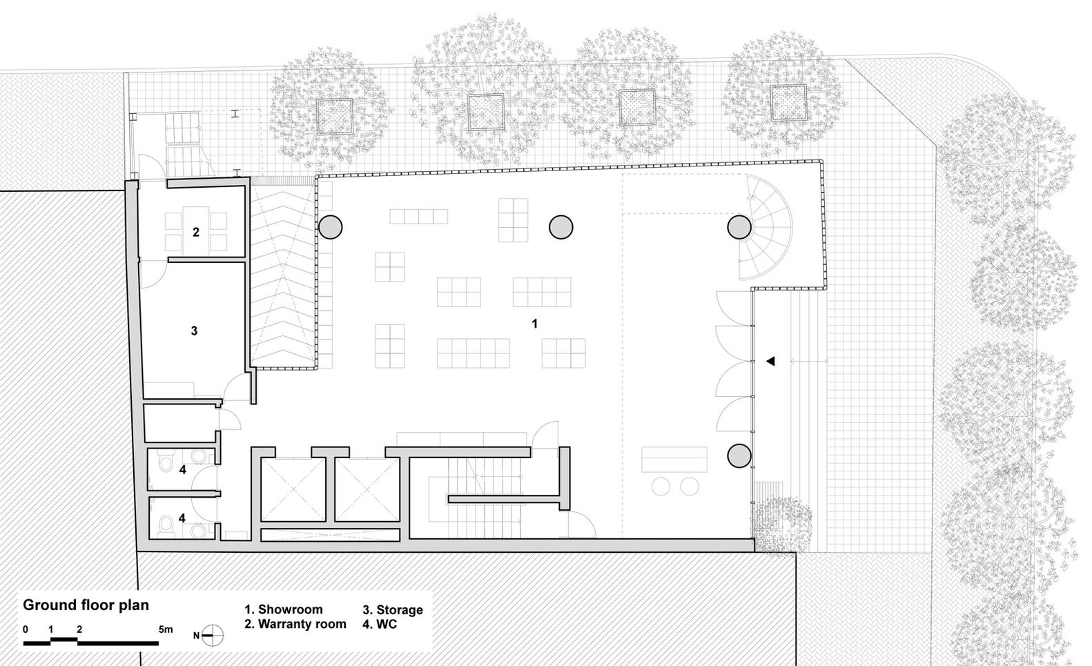 VTN 建筑师事务所在胡志明市设计堆叠玻璃砖总部-37