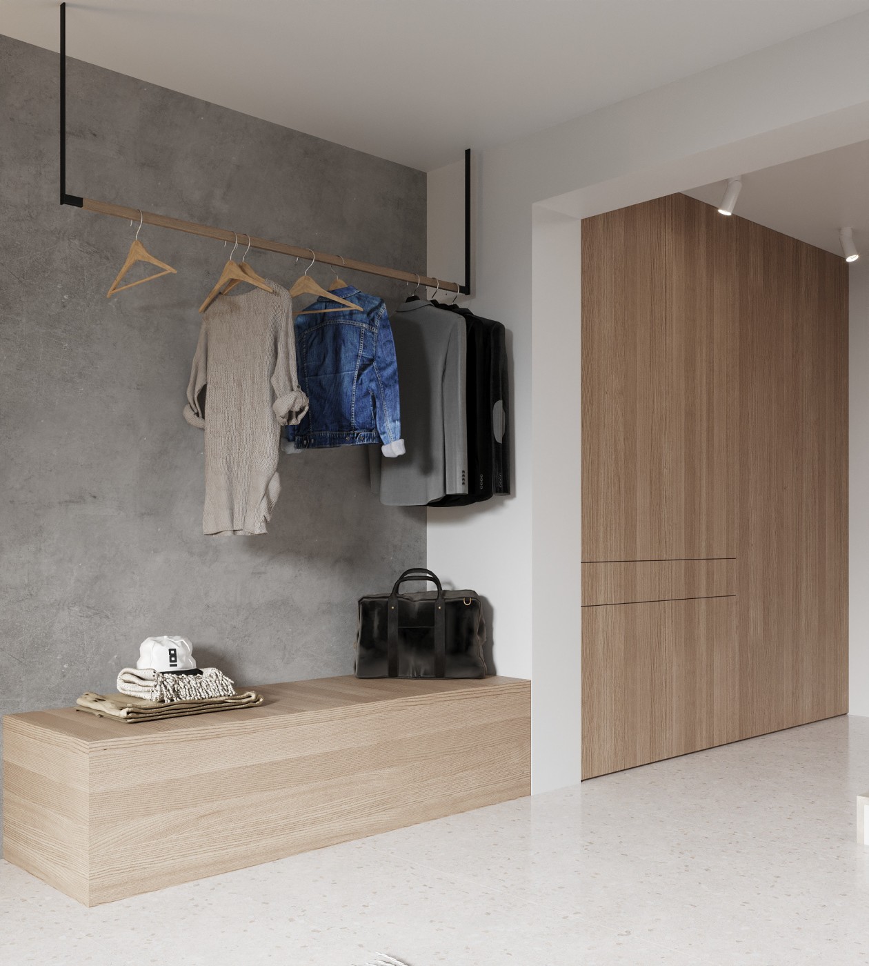 白色系现代极简风公寓-4