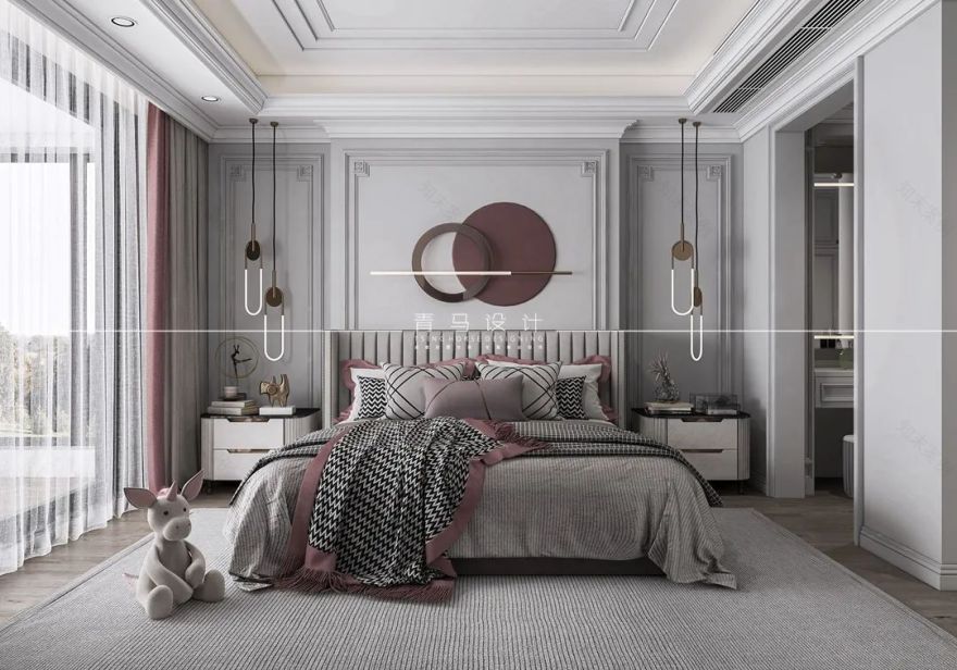 香湖湾上叠现代美式别墅设计丨中国西安丨青马别墅设计-37