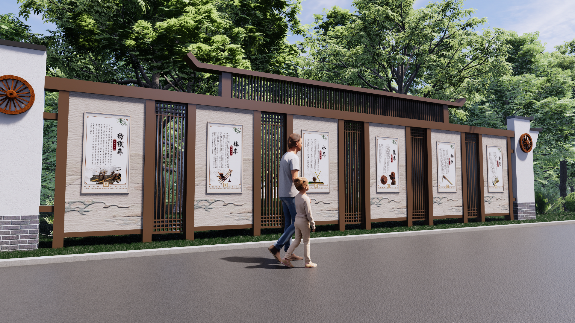 乡村振兴农耕文化长廊-8