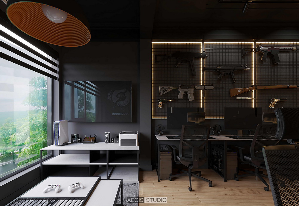 草图大师室内场景游戏丨Xuan Khanh-9