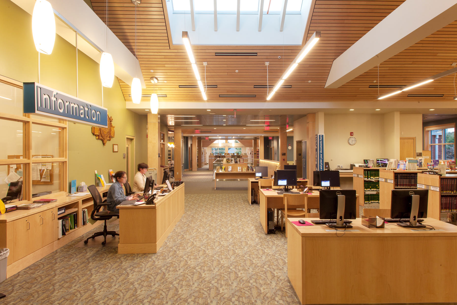 韦斯特伍德公共图书馆丨美国丨Finegold Alexander Architects-39