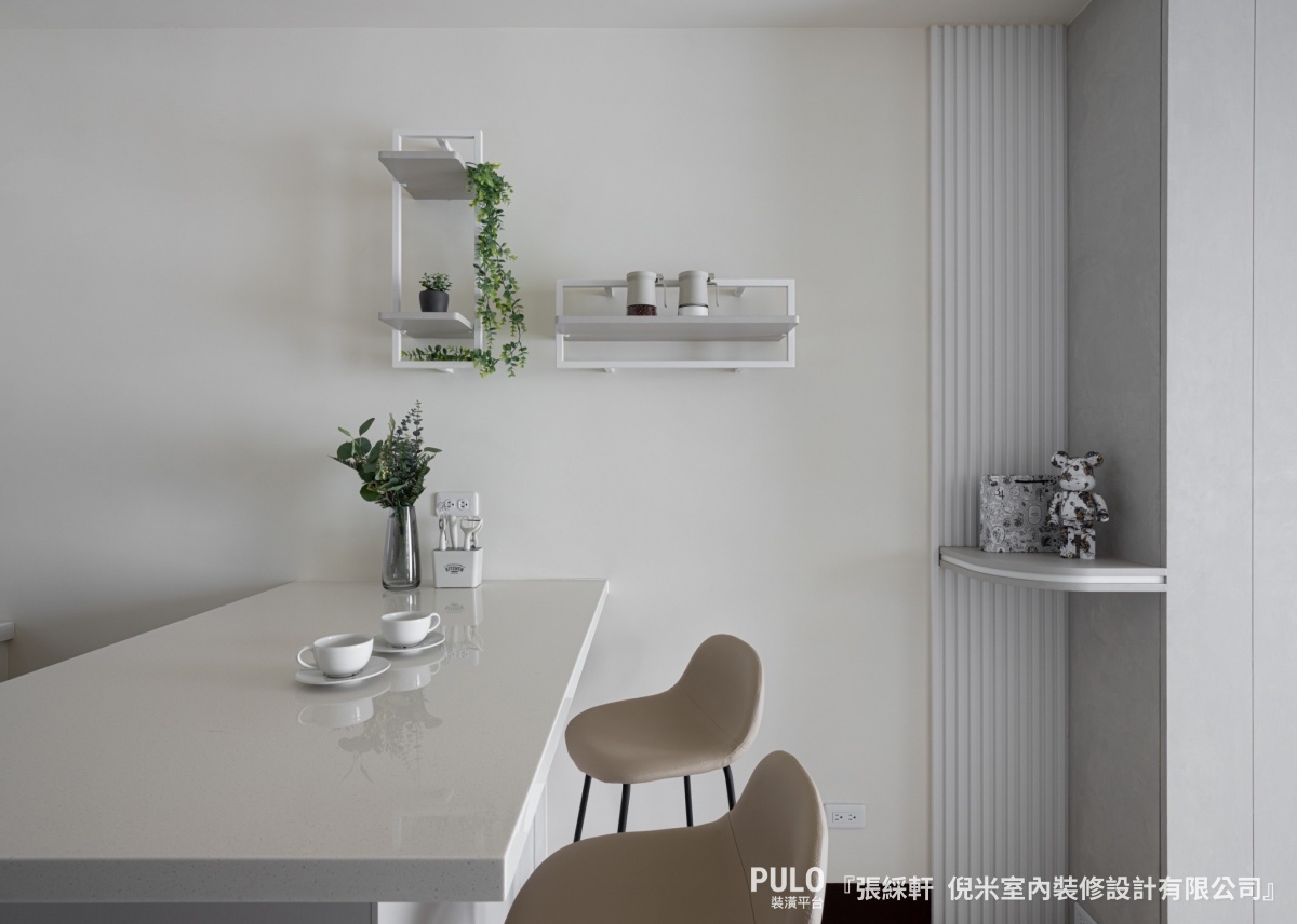 台中4层楼极简灰白色调透天居家装潢丨中国台中丨倪米室内装修设计有限公司-61