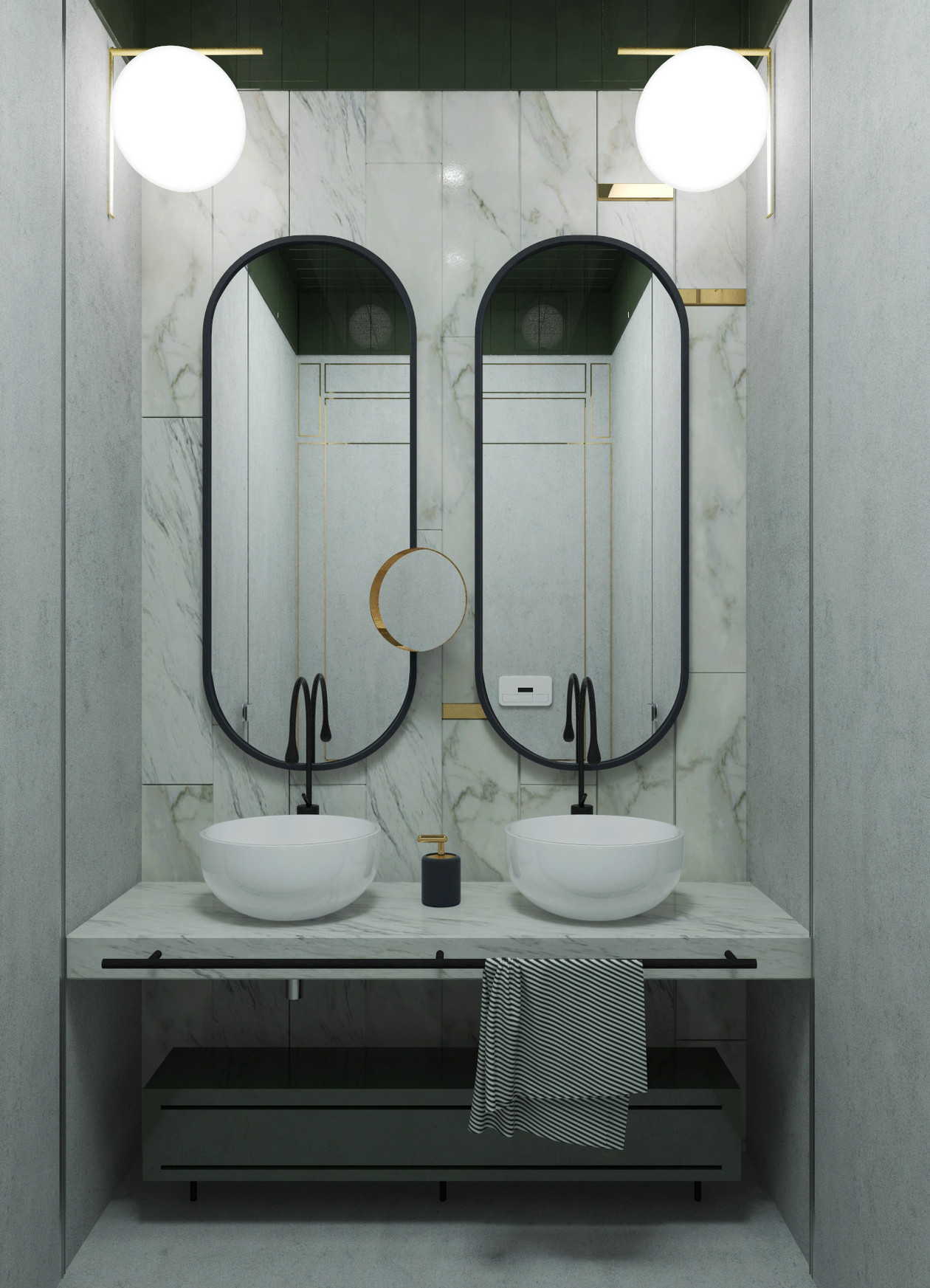 私人住宅的艺术品味碰撞-12