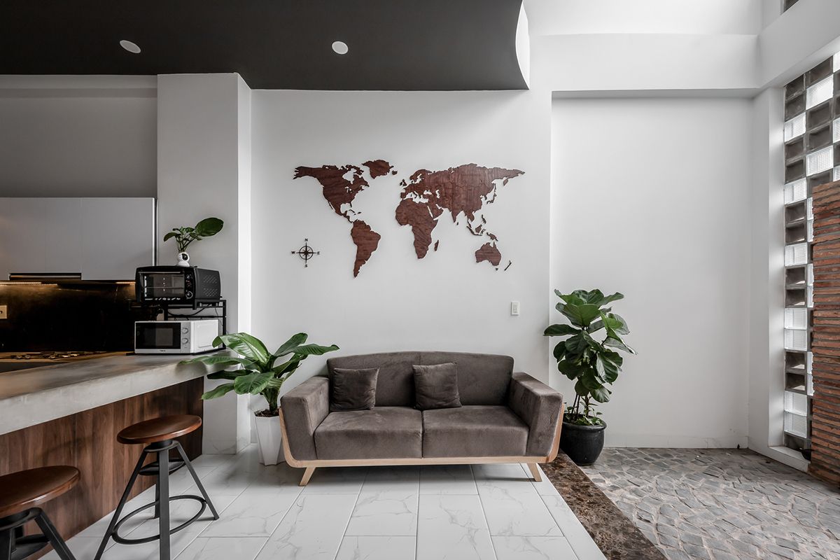 Ngôi nhà phố ấn tượng với mặt tiền bằng gạch kính | ZenVillas Vietnam-18