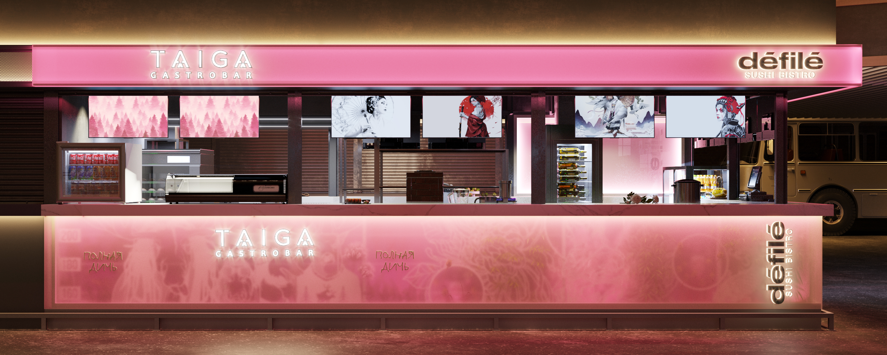 КОНЦЕПТ КОРНЕРА DEFILE,TAIGA-18