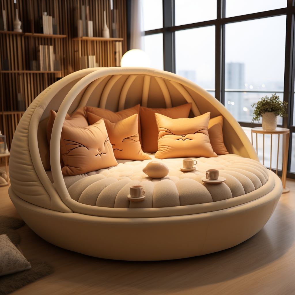 猫猫幻梦:仿生猫床卧室设计-12