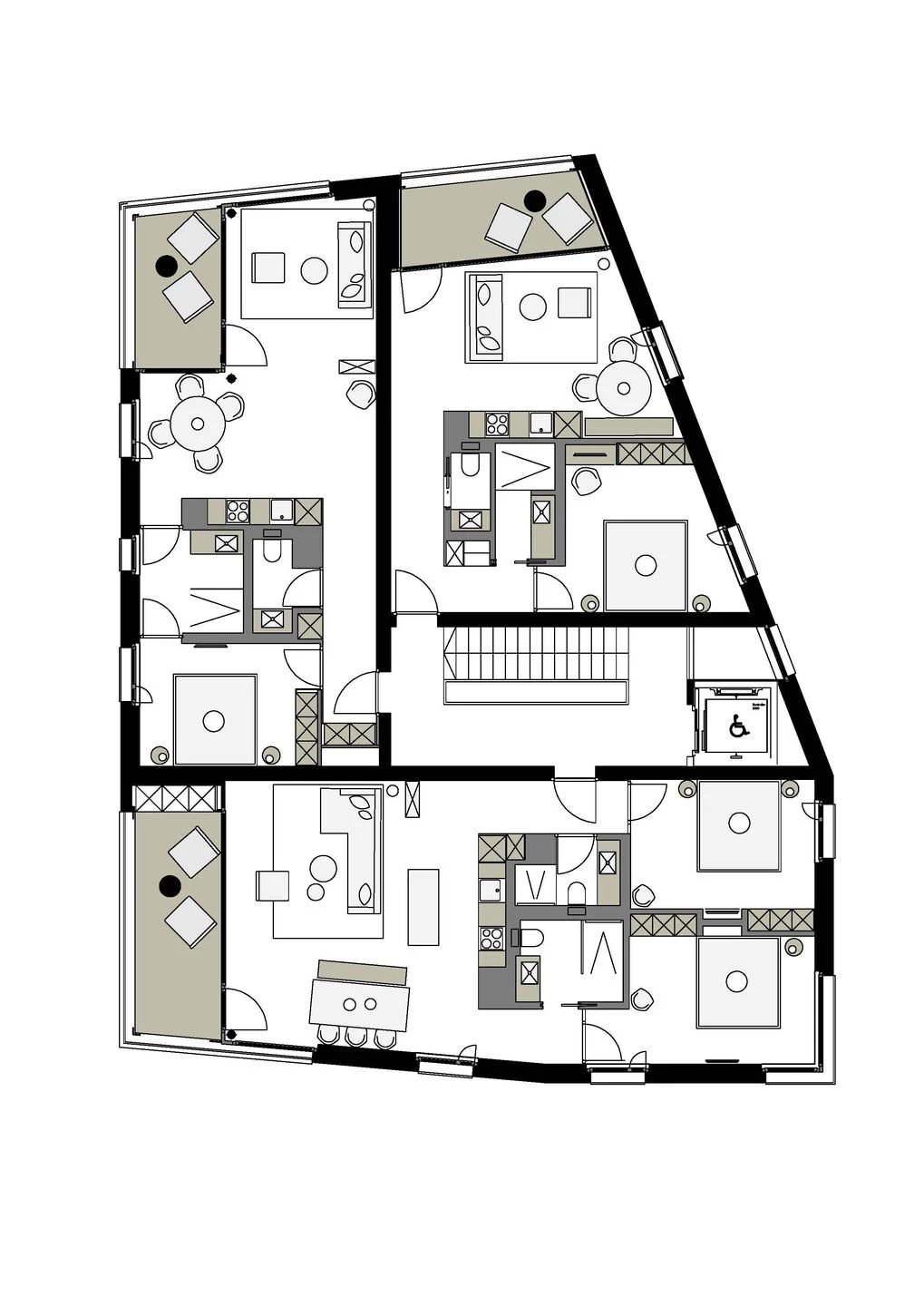 瑞士达沃斯 Parsenn 度假胜地丨iam interior architects munich-11