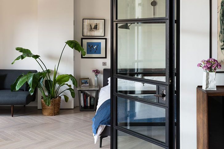 伦敦河畔明亮现代公寓——完美空间利用-13