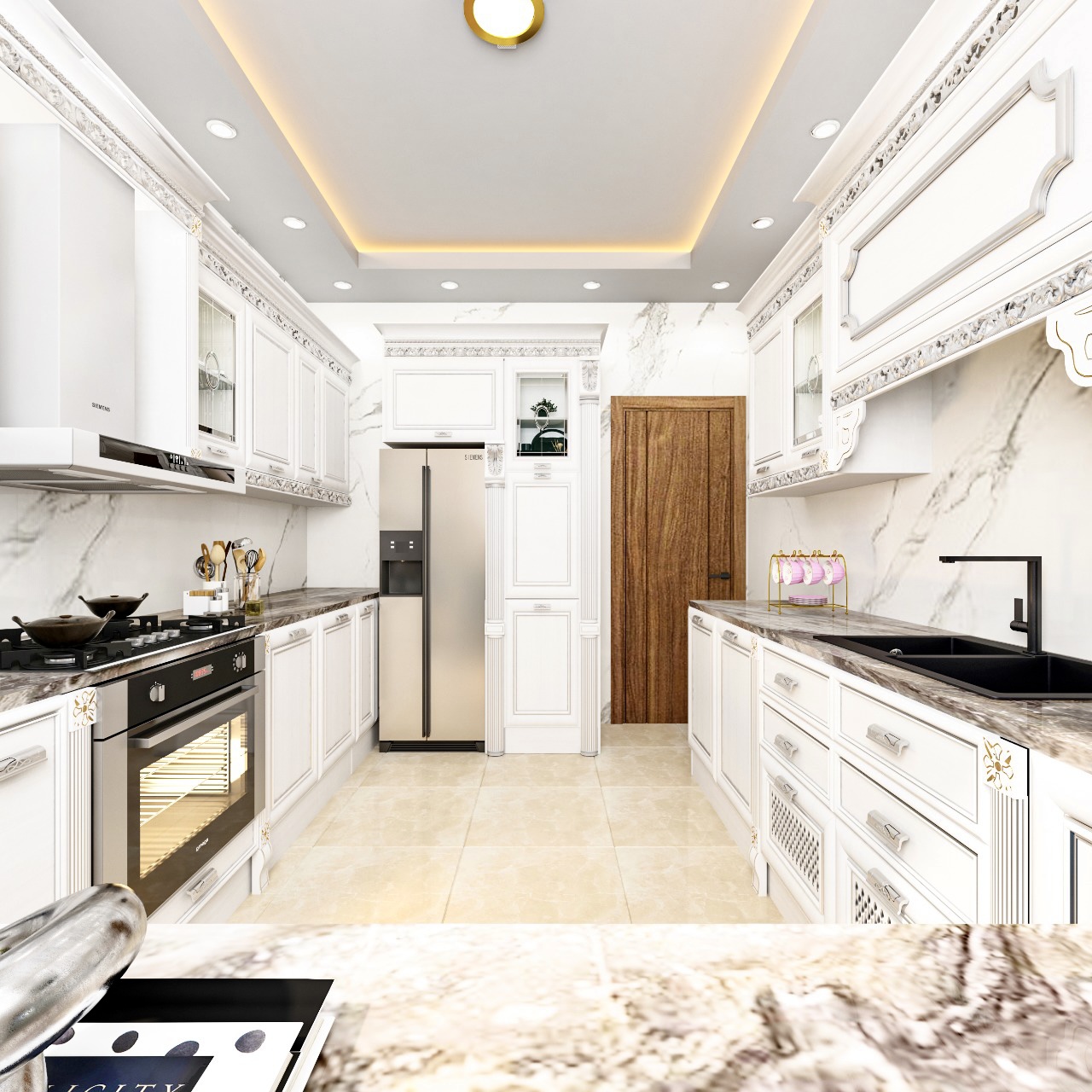 Classic and Modern design for same KITCHEN.-2